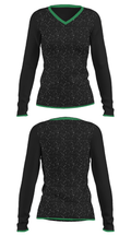 Cistercian Preparatory School Tennis 26506887 Women's Long Sleeve V-neck Shirt - 33
