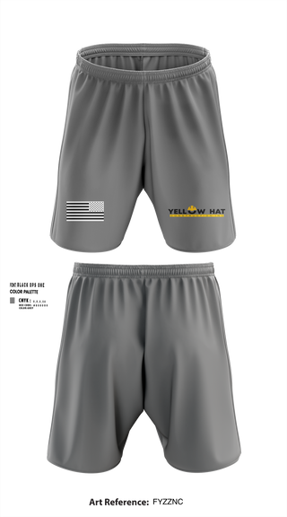 Athletic Shorts With Pockets, Yellow hat construction Inc, , Teamtime, Team time, sublimation, custom sports apparel, team uniforms, spirit wear, spiritwear, sports uniforms, custom shirts, team store, custom team store, fundraiser sports, apparel fundraiser