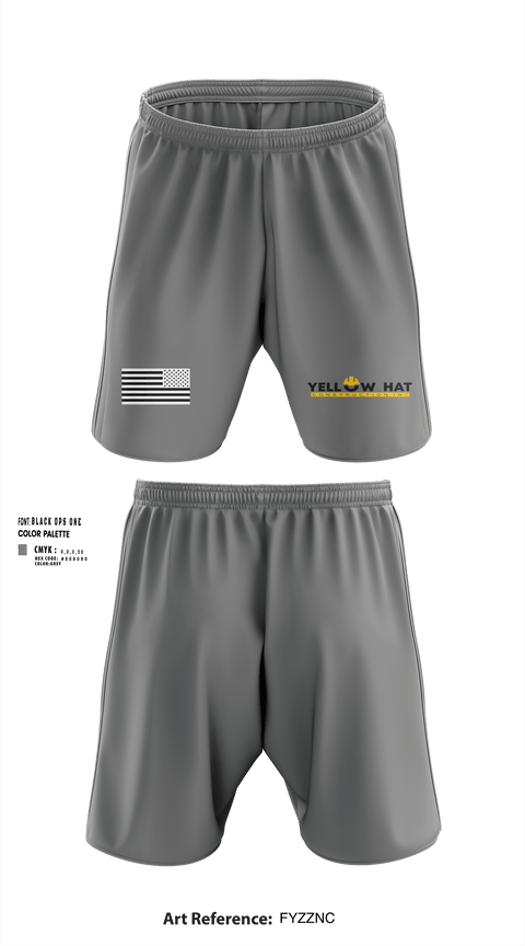 Athletic Shorts With Pockets, Yellow hat construction Inc, , Teamtime, Team time, sublimation, custom sports apparel, team uniforms, spirit wear, spiritwear, sports uniforms, custom shirts, team store, custom team store, fundraiser sports, apparel fundraiser
