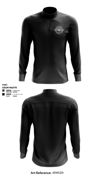 Nevada Elite Wrestling Quarter Zip Jacket - 1