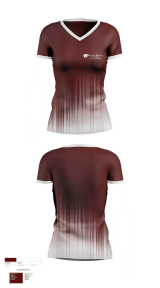 Womens Short Sleeve Vneck Shirt, Sand Rock High School Cross Country, Cross Country, Teamtime, Team time, sublimation, custom sports apparel, team uniforms, spirit wear, spiritwear, sports uniforms, custom shirts, team store, custom team store, fundraiser sports, apparel fundraiser