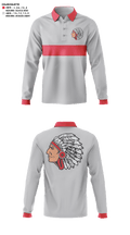 County Line Junior High School Cross Country 49225250 Long Sleeve Performance Polo - 41