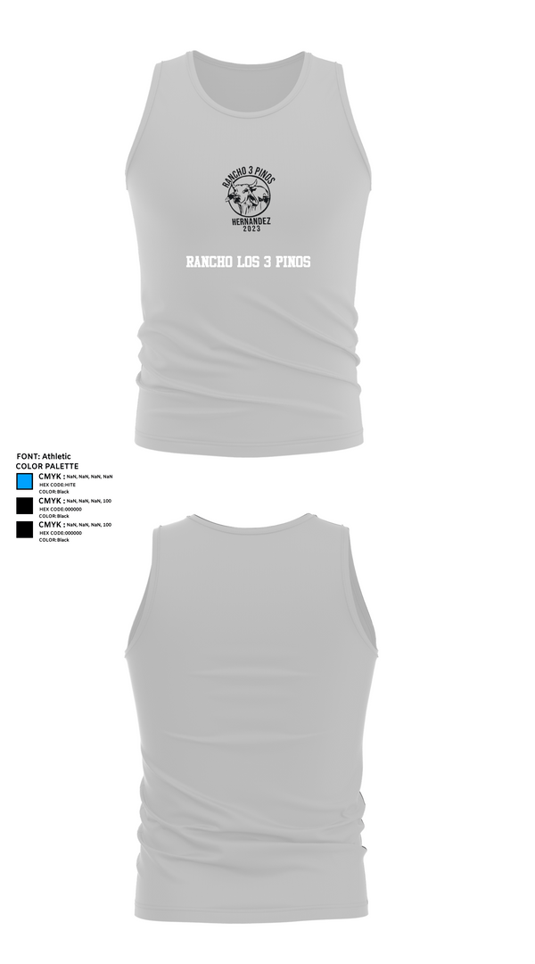 Tank Top, Rancho los 3 pinos, , Teamtime, Team time, sublimation, custom sports apparel, team uniforms, spirit wear, spiritwear, sports uniforms, custom shirts, team store, custom team store, fundraiser sports, apparel fundraiser