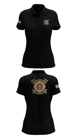 Womens Short Sleeve Performance Polo, Boulder creek fire, , Teamtime, Team time, sublimation, custom sports apparel, team uniforms, spirit wear, spiritwear, sports uniforms, custom shirts, team store, custom team store, fundraiser sports, apparel fundraiser