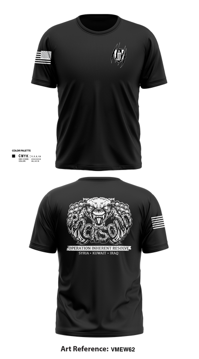 304th EVCC 1221294 Old School Cotton Feel Shirt - 1