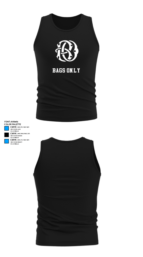 Tank Top, BAGS ONLY, , Teamtime, Team time, sublimation, custom sports apparel, team uniforms, spirit wear, spiritwear, sports uniforms, custom shirts, team store, custom team store, fundraiser sports, apparel fundraiser
