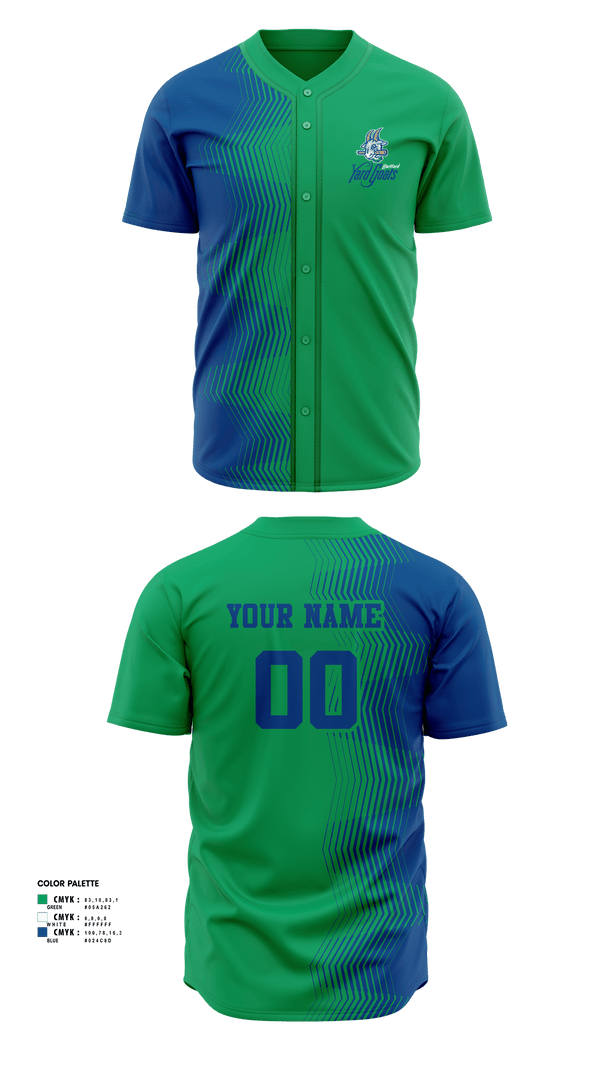 Full Button Baseball Jersey, Yard Goats Shaker Heights Baseball, Baseball, Teamtime, Team time, sublimation, custom sports apparel, team uniforms, spirit wear, spiritwear, sports uniforms, custom shirts, team store, custom team store, fundraiser sports, apparel fundraiser