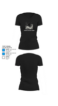 Logansport High School Swimming 31315154 Women's Short Sleeve V-neck Shirt - 37