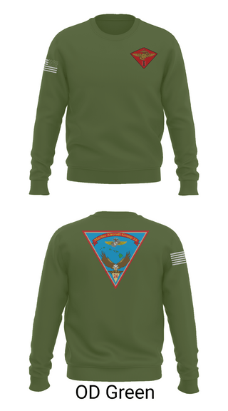 Crew Neck Sweatshirt, Marine Air Group 24, Marines, Teamtime, Team time, sublimation, custom sports apparel, team uniforms, spirit wear, spiritwear, sports uniforms, custom shirts, team store, custom team store, fundraiser sports, apparel fundraiser