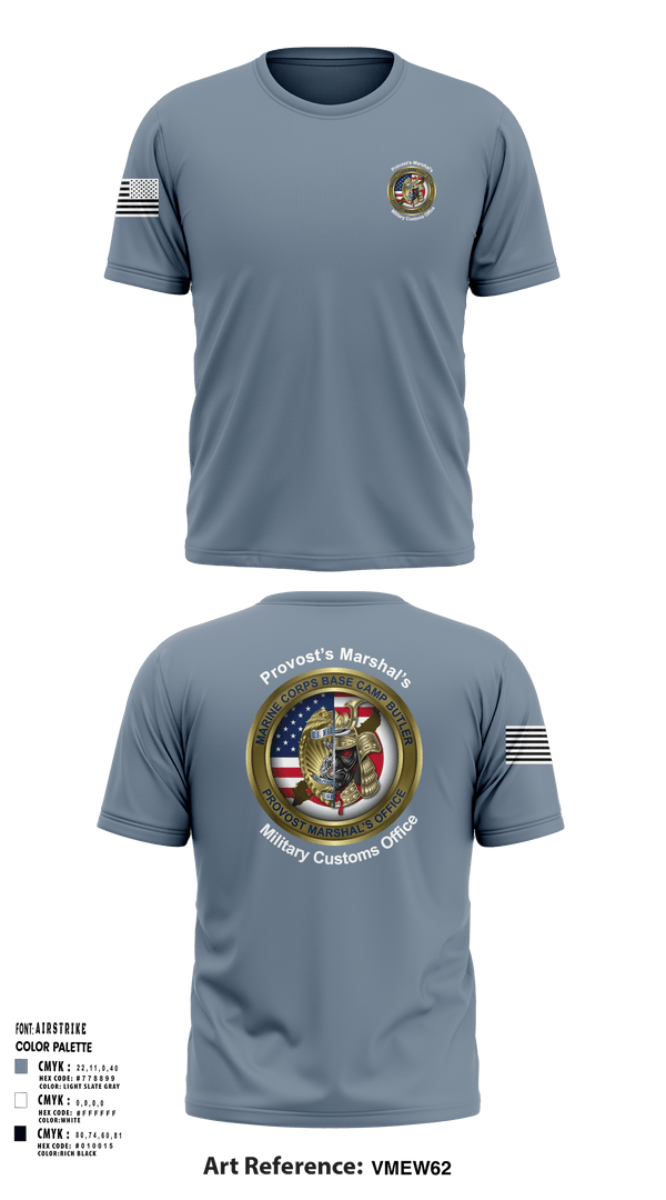 Short Sleeve Performance Shirt, Okinawa Provost Marshals office, Marines, Teamtime, Team time, sublimation, custom sports apparel, team uniforms, spirit wear, spiritwear, sports uniforms, custom shirts, team store, custom team store, fundraiser sports, apparel fundraiser