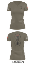 205th HHC 61096734 Women's Short Sleeve V-neck Shirt - 65