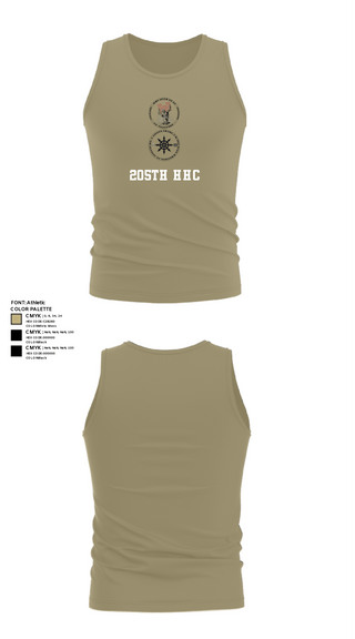 Tank Top, 205th HHC, National Guard, Teamtime, Team time, sublimation, custom sports apparel, team uniforms, spirit wear, spiritwear, sports uniforms, custom shirts, team store, custom team store, fundraiser sports, apparel fundraiser