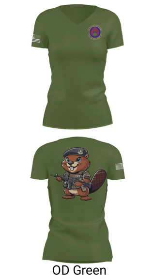 Women's Short Sleeve Vneck Shirt, 315th SFS, Air Force, Teamtime, Team time, sublimation, custom sports apparel, team uniforms, spirit wear, spiritwear, sports uniforms, custom shirts, team store, custom team store, fundraiser sports, apparel fundraiser