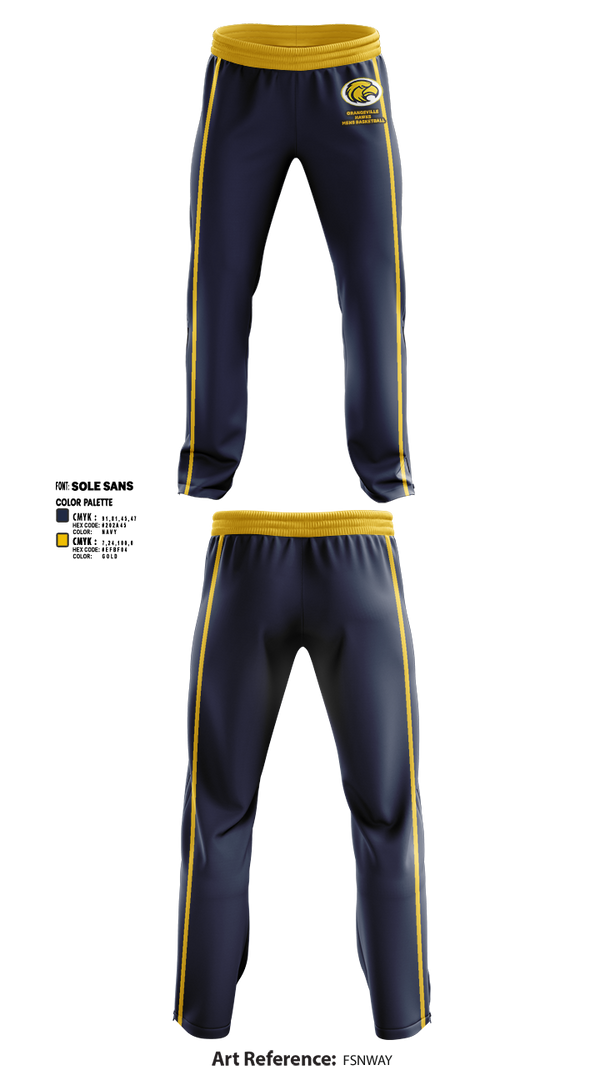 Sweatpants, Orangeville Hawks Basketball, Men's Basketball, Teamtime, Team time, sublimation, custom sports apparel, team uniforms, spirit wear, spiritwear, sports uniforms, custom shirts, team store, custom team store, fundraiser sports, apparel fundraiser