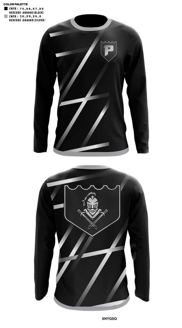 Long Sleeve Performance Shirt, Preston High School Cross Country, Cross Country, Teamtime, Team time, sublimation, custom sports apparel, team uniforms, spirit wear, spiritwear, sports uniforms, custom shirts, team store, custom team store, fundraiser sports, apparel fundraiser