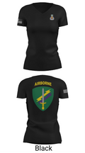 Civil Affairs Schoolhouse 5293701 Women's Short Sleeve V-neck Shirt - 28