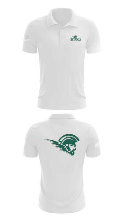 West Salem High School Cheer 17406902 Short Sleeve Performance Polo - 9