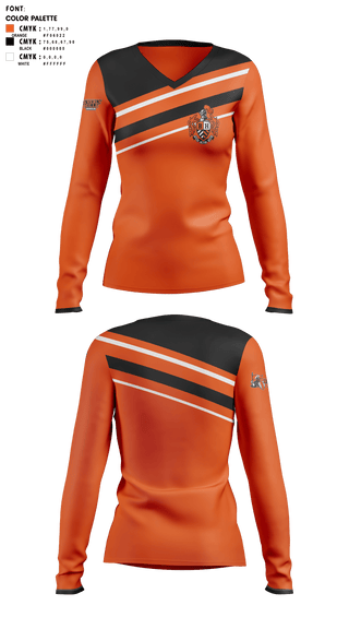 Womens Long Sleeve Vneck Shirt, Beverly Hills High School Band, Spirit Store, Teamtime, Team time, sublimation, custom sports apparel, team uniforms, spirit wear, spiritwear, sports uniforms, custom shirts, team store, custom team store, fundraiser sports, apparel fundraiser