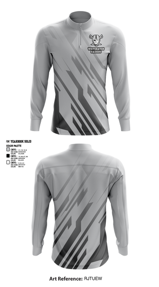 Quarter Zip Jacket, WhiteHaven Raiders, Track & Field, Teamtime, Team time, sublimation, custom sports apparel, team uniforms, spirit wear, spiritwear, sports uniforms, custom shirts, team store, custom team store, fundraiser sports, apparel fundraiser