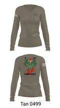 D-co 1-114th 40001496 Women's Long Sleeve V-neck Shirt - 77