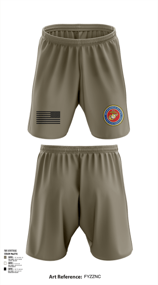 Athletic Shorts With Pockets, 189/34th unit, Marines, Teamtime, Team time, sublimation, custom sports apparel, team uniforms, spirit wear, spiritwear, sports uniforms, custom shirts, team store, custom team store, fundraiser sports, apparel fundraiser