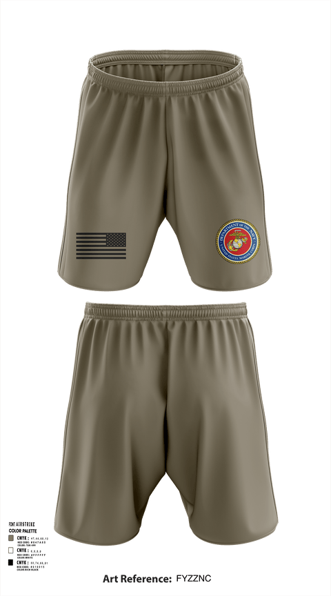 Athletic Shorts With Pockets, 189/34th unit, Marines, Teamtime, Team time, sublimation, custom sports apparel, team uniforms, spirit wear, spiritwear, sports uniforms, custom shirts, team store, custom team store, fundraiser sports, apparel fundraiser