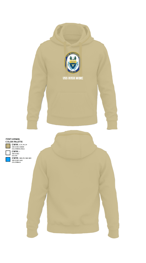 Hoodie, USS RUSHMORE, Navy, Teamtime, Team time, sublimation, custom sports apparel, team uniforms, spirit wear, spiritwear, sports uniforms, custom shirts, team store, custom team store, fundraiser sports, apparel fundraiser