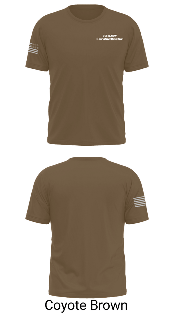 Short Sleeve Performance Shirt, 171st ARW Recruiting/Retention, Air Force, Teamtime, Team time, sublimation, custom sports apparel, team uniforms, spirit wear, spiritwear, sports uniforms, custom shirts, team store, custom team store, fundraiser sports, apparel fundraiser