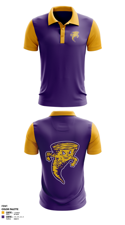 Taylorville Wrestling Club 5122826 Short Sleeve Performance Polo - 42