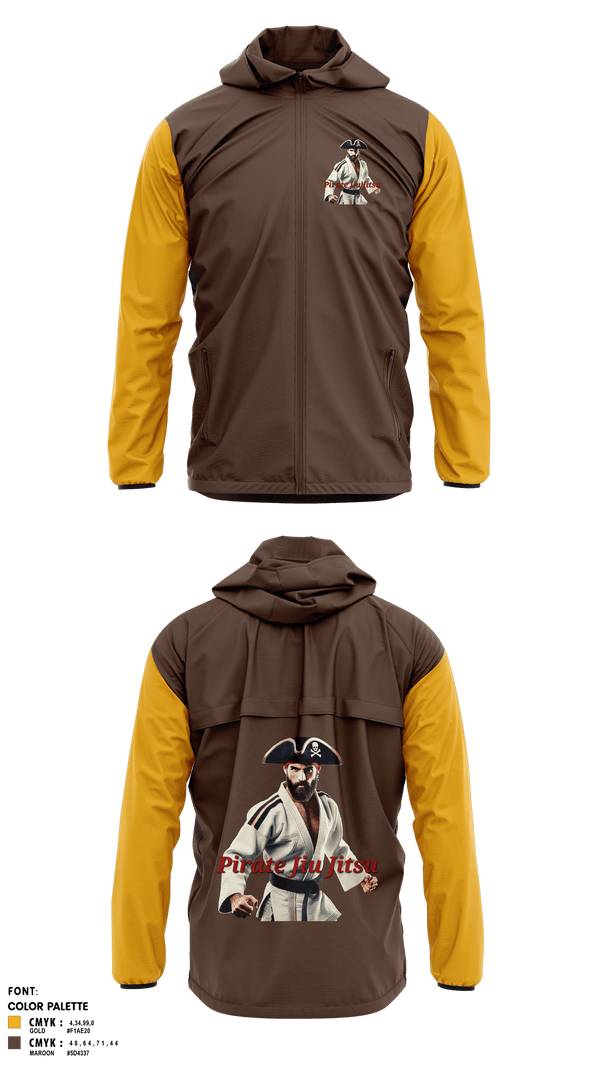 Windbreaker, Pirate Jiu Jitsu, Wrestling, Teamtime, Team time, sublimation, custom sports apparel, team uniforms, spirit wear, spiritwear, sports uniforms, custom shirts, team store, custom team store, fundraiser sports, apparel fundraiser