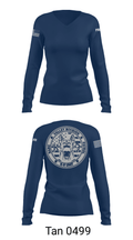 VALLEY K9 75951631 Women's Long Sleeve V-neck Shirt - 73