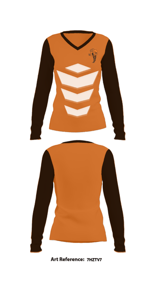 Women's Long Sleeve Vneck Shirt, Elizabethton High School Softball, Softball, Teamtime, Team time, sublimation, custom sports apparel, team uniforms, spirit wear, spiritwear, sports uniforms, custom shirts, team store, custom team store, fundraiser sports, apparel fundraiser