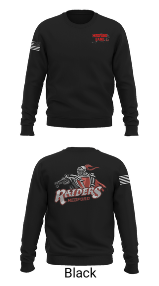 Crew Neck Sweatshirt, Medford Area Senior High School Band, Spirit Store, Teamtime, Team time, sublimation, custom sports apparel, team uniforms, spirit wear, spiritwear, sports uniforms, custom shirts, team store, custom team store, fundraiser sports, apparel fundraiser