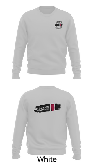 Crew Neck Sweatshirt, Legionnaire Mobile Jiu-Jitsu, , Teamtime, Team time, sublimation, custom sports apparel, team uniforms, spirit wear, spiritwear, sports uniforms, custom shirts, team store, custom team store, fundraiser sports, apparel fundraiser