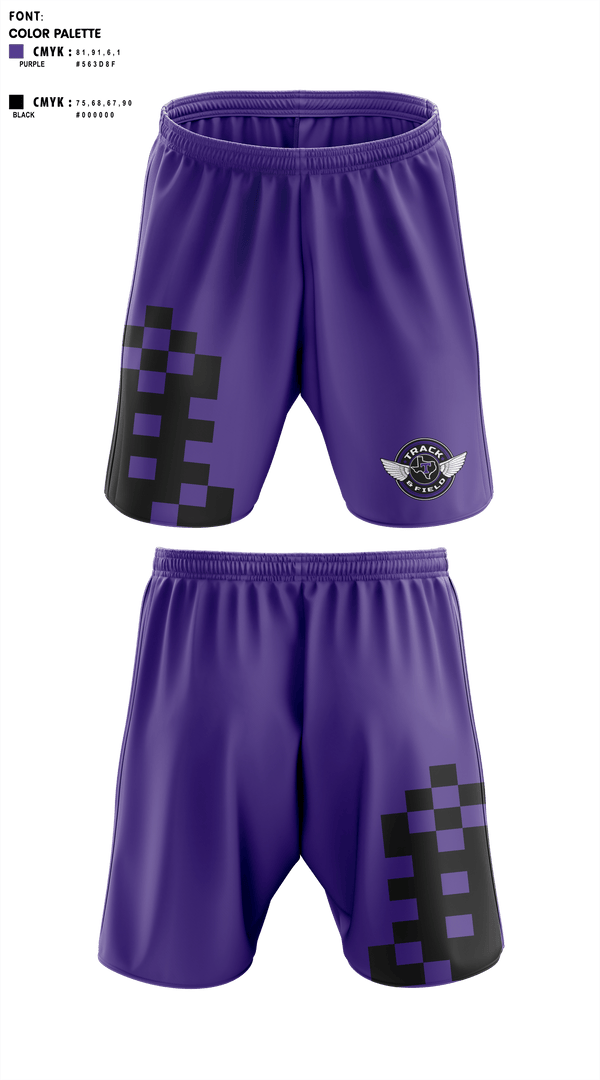 Athletic Shorts With Pockets, Throckmorton High School Track and Field, Track & Field, Teamtime, Team time, sublimation, custom sports apparel, team uniforms, spirit wear, spiritwear, sports uniforms, custom shirts, team store, custom team store, fundraiser sports, apparel fundraiser