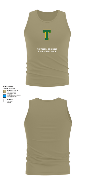 Tantasqua Regional High School Golf 92525572 Tank Top - 44