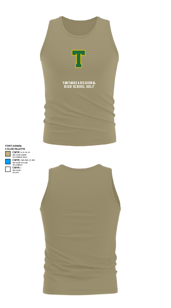 Tank Top, Tantasqua Regional High School Golf, Golf, Teamtime, Team time, sublimation, custom sports apparel, team uniforms, spirit wear, spiritwear, sports uniforms, custom shirts, team store, custom team store, fundraiser sports, apparel fundraiser