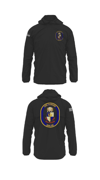 Windbreaker, USS LABOON - DDG 58, Navy, Teamtime, Team time, sublimation, custom sports apparel, team uniforms, spirit wear, spiritwear, sports uniforms, custom shirts, team store, custom team store, fundraiser sports, apparel fundraiser