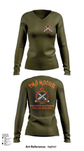 FMS Moore 83066116 Women's Long Sleeve V-neck Shirt -1 125