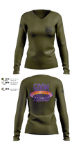 92nd Engineers 80974269 Women's Long Sleeve V-neck Shirt - 3