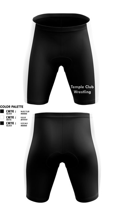 Temple Wrestling Club 35193294 Men's Compression Shorts - 1