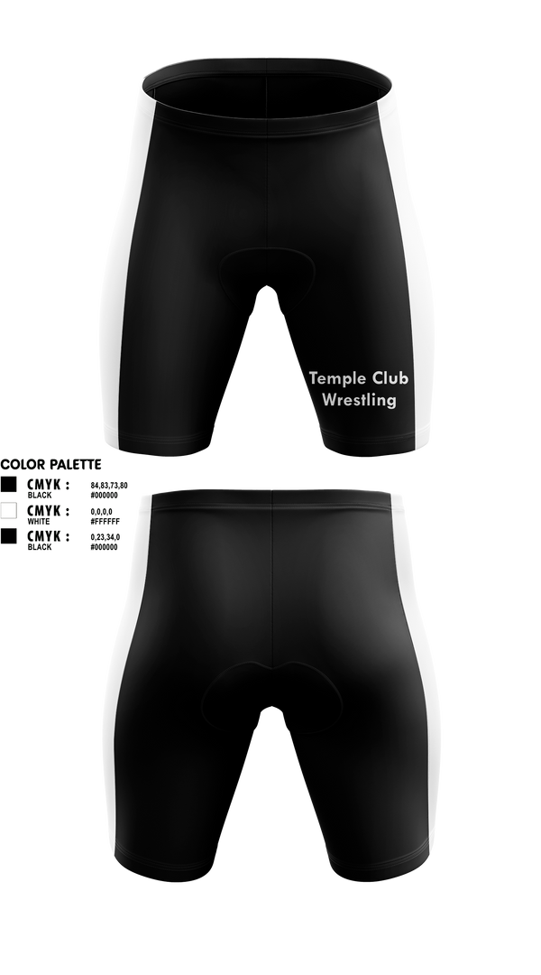 Mens Compression Shorts, Temple Wrestling Club, Wrestling, Teamtime, Team time, sublimation, custom sports apparel, team uniforms, spirit wear, spiritwear, sports uniforms, custom shirts, team store, custom team store, fundraiser sports, apparel fundraiser