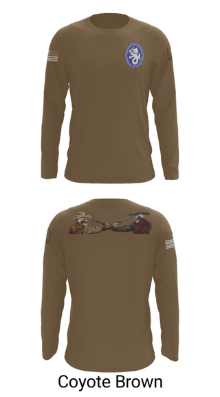 Long Sleeve Performance Shirt, 1-194 C Co, National Guard, Teamtime, Team time, sublimation, custom sports apparel, team uniforms, spirit wear, spiritwear, sports uniforms, custom shirts, team store, custom team store, fundraiser sports, apparel fundraiser