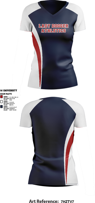 Womens Short Sleeve Vneck Shirt, Lingle-Fort Laramie High School Basketball, Men's Basketball, Teamtime, Team time, sublimation, custom sports apparel, team uniforms, spirit wear, spiritwear, sports uniforms, custom shirts, team store, custom team store, fundraiser sports, apparel fundraiser
