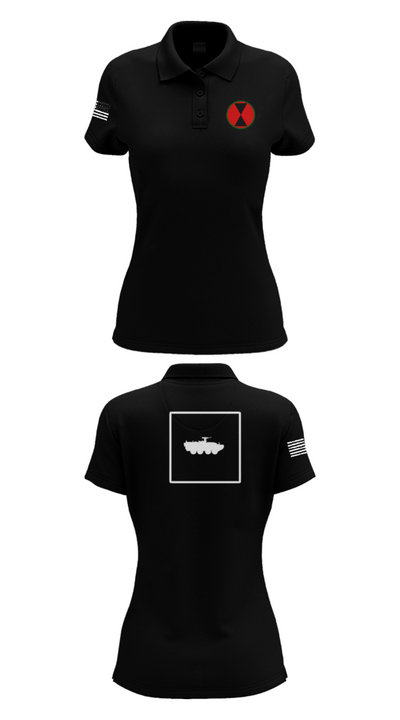 RECCE 67362725 Women's Short Sleeve Performance Polo  - 35