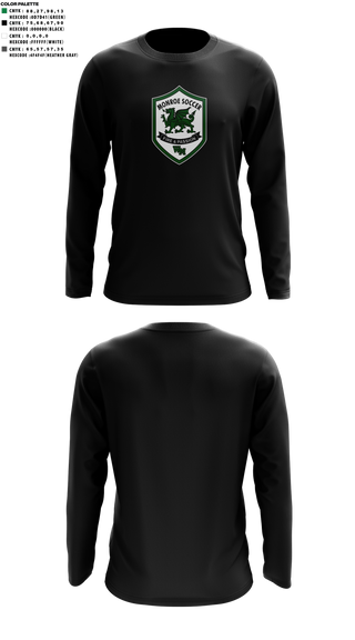 Long Sleeve Performance Shirt, William Monroe High School Soccer, Women's Soccer, Teamtime, Team time, sublimation, custom sports apparel, team uniforms, spirit wear, spiritwear, sports uniforms, custom shirts, team store, custom team store, fundraiser sports, apparel fundraiser