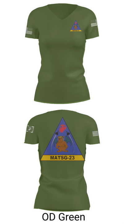 matsg-23 81067333 Women's Short Sleeve V-neck Shirt - 48