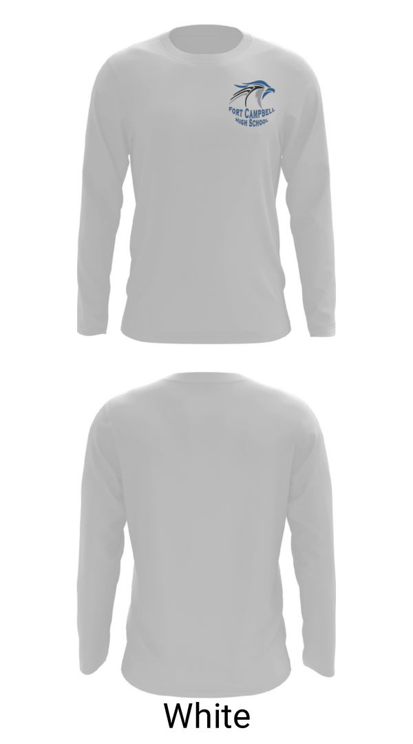 Long Sleeve Performance Shirt, Fort Campbell High School Tennis, Tennis, Teamtime, Team time, sublimation, custom sports apparel, team uniforms, spirit wear, spiritwear, sports uniforms, custom shirts, team store, custom team store, fundraiser sports, apparel fundraiser