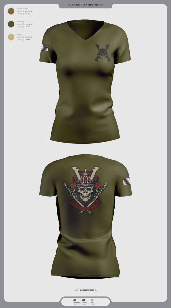 Womens Short Sleeve Vneck Shirt, RoNiN, , Teamtime, Team time, sublimation, custom sports apparel, team uniforms, spirit wear, spiritwear, sports uniforms, custom shirts, team store, custom team store, fundraiser sports, apparel fundraiser
