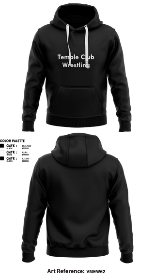 Hoodie, Temple Wrestling Club, Wrestling, Teamtime, Team time, sublimation, custom sports apparel, team uniforms, spirit wear, spiritwear, sports uniforms, custom shirts, team store, custom team store, fundraiser sports, apparel fundraiser
